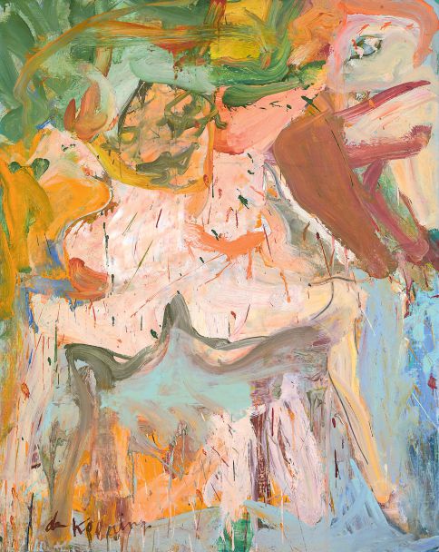Willem de Kooning, The Visit, 1966/1967, Öl auf Leinwand, 152,4 x 121,9 cm, London, Tate Gallery, Foto: © Tate, London 2012. © Willem de Kooning Foundation, New York | VG Bild-Kunst, Bonn 2012